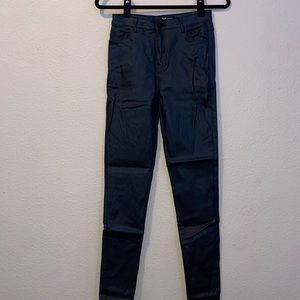 Faux Leather Jegging Pants
